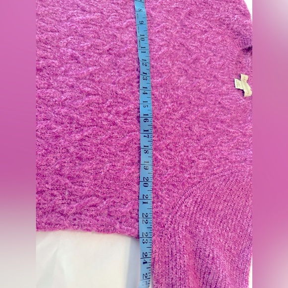 brand: Appleseed's, size M, knitted sweater, pink color. - Picture 6 of 9